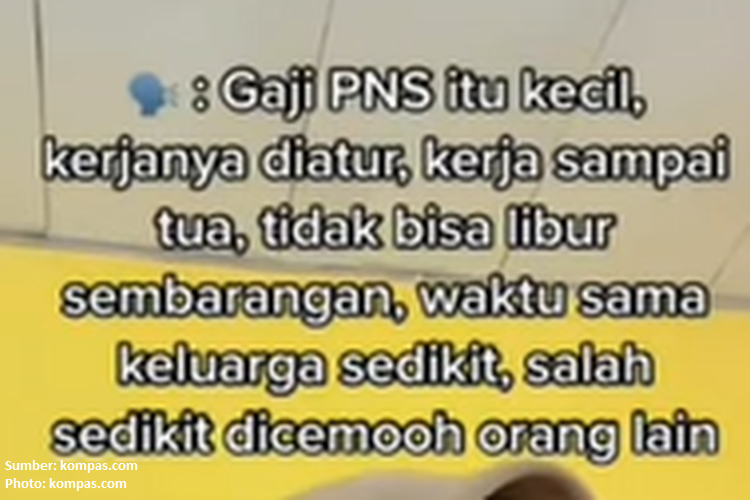 BKN memberikan tanggapan mengenai video viral gaji pns kecil